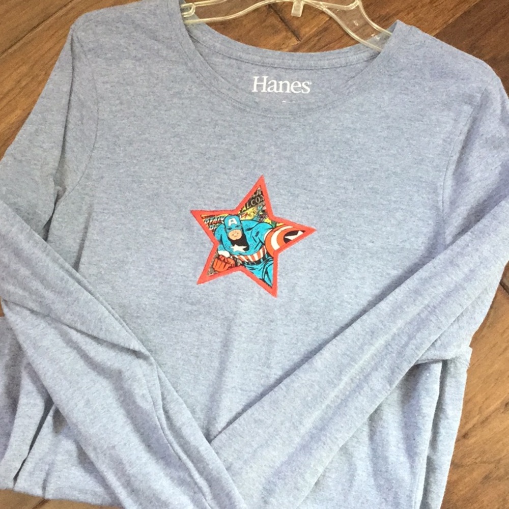 Captain America Long Sleeve Shirt